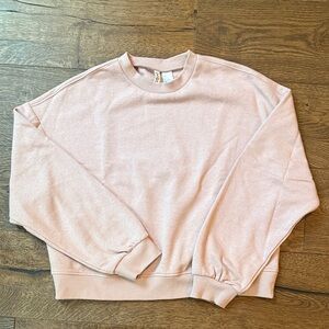 H&M Soft Blush/Mauve Crew Neck Sweater